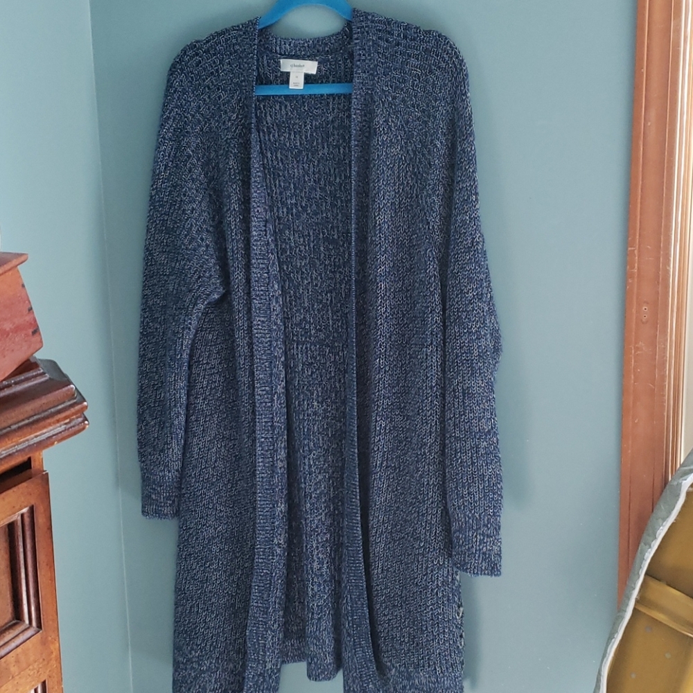Long sweater cardigan jacket